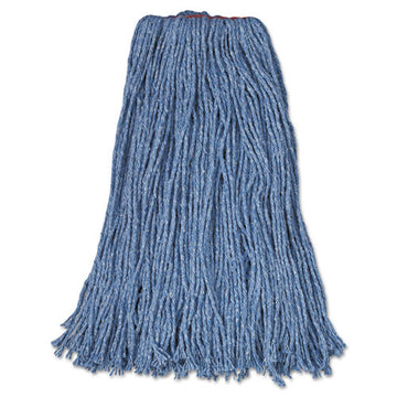Rubbermaid® Commercial Cotton-synthetic Cut-end Blend Mop Head, 24 Oz, 1" Band, Blue, 12-carton freeshipping - TVN Wholesale